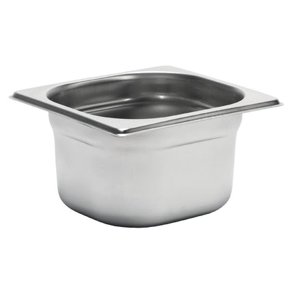 Stainless Steel GN 1/6 Container 10cm Depth | Gastro M