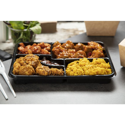 Recyclable Bento Boxes 263 x 201 mm | Faerch | 90 Pieces | rPET Material 7