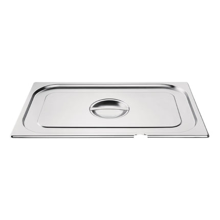 Stainless Steel Lid with Spoon Slot GN 1/1 | Vogue 2