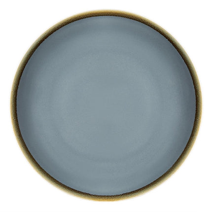 Coupe Dinner Plates Blue 23cm | Olympia Kiln