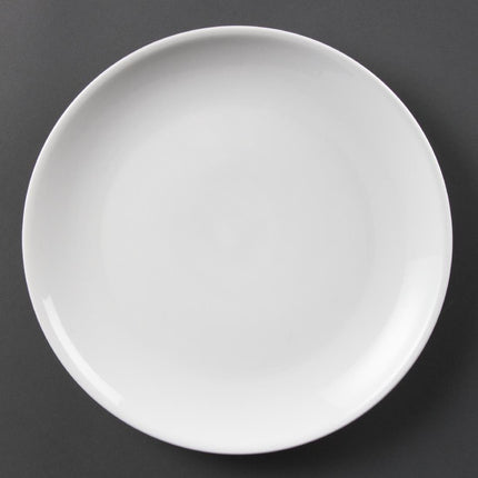 Whiteware Coupe Plates 28cm | Olympia | Set of 6