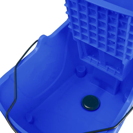 30L Mop Bucket with Foot Pedal Release Blue | Jantex Kentucky 4