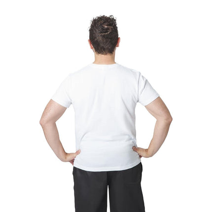 Unisex White T-shirt | 100% Cotton | Size M 5