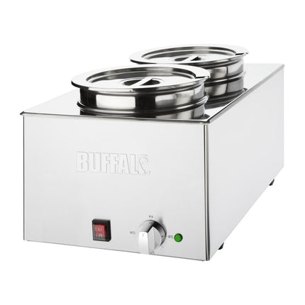 Stainless Steel Bain-Marie with 2x 5.2L Pans | Buffalo 2