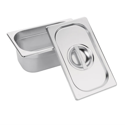 Stainless Steel Gastronorm Lid GN 1/9 | Vogue 5