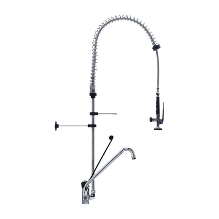 High Gastro M Pre-Rinse Faucet Monobloc Swivel Handsfree | Stainless Steel