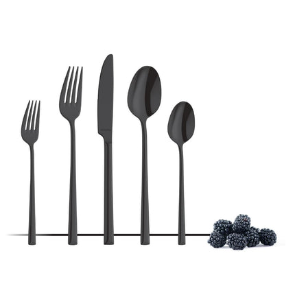 Cake Fork Black Titanium Coated | Amefa Metropole 2
