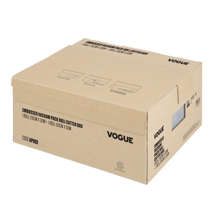 Vacuum Packaging Roll with Cutter Box (Embossed) | Vogue | Double Pack | 200 mm & 300 mm