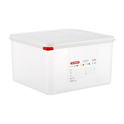 Food Storage Container with Lid 19L | Araven GN 2/3