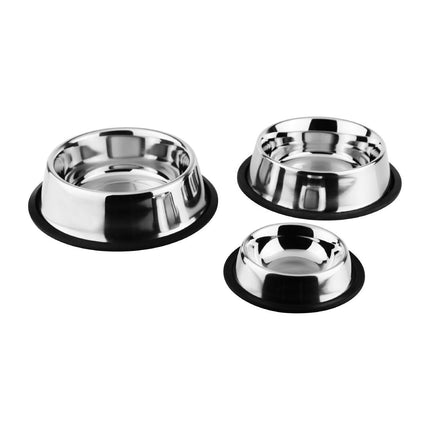 Medium Stainless Steel Dog Bowl with Non-Slip Base | Bolero | 200 mm 4