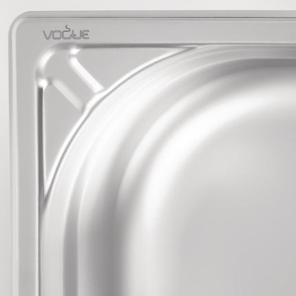 Stainless Steel GN 1/2 Container 100mm Depth | Vogue 5