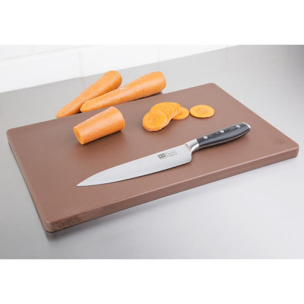 Extra Thick LDPE Cutting Board Brown 450x300x20mm | Hygiplas 7