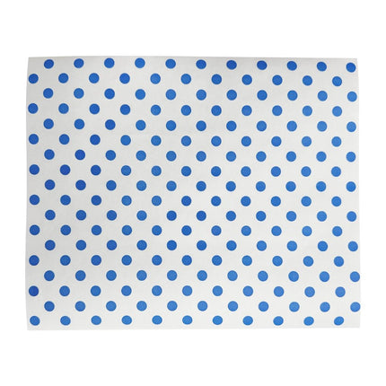 Compostable Blue Dotted Burger Wraps 250x200mm | Fiesta | 200 Pieces 3