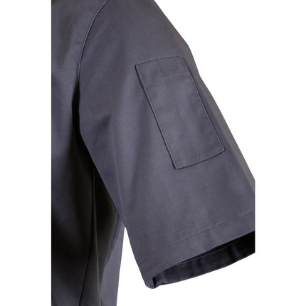 Band Collar Chef's Jacket Anthracite M | Southside 8