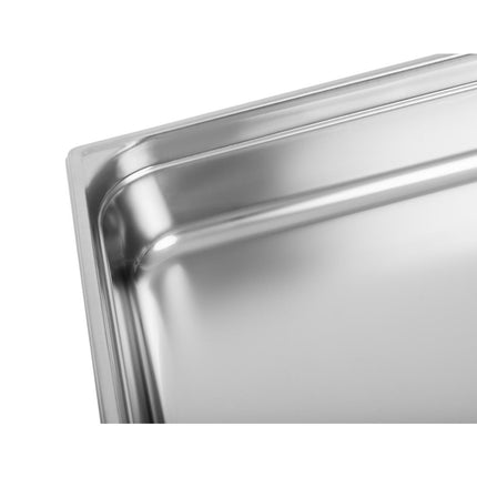 Stainless Steel GN 1/1 Container 100mm with Handle and Lid | Matfer Bourgeat 4