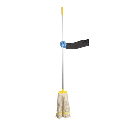 Yellow Stay-Flat Kentucky Cotton Mop | SYR 3