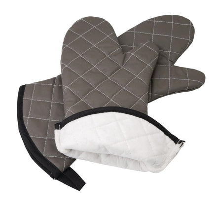Light Brown Flame-Resistant Oven Mitt 43cm | Vogue 5