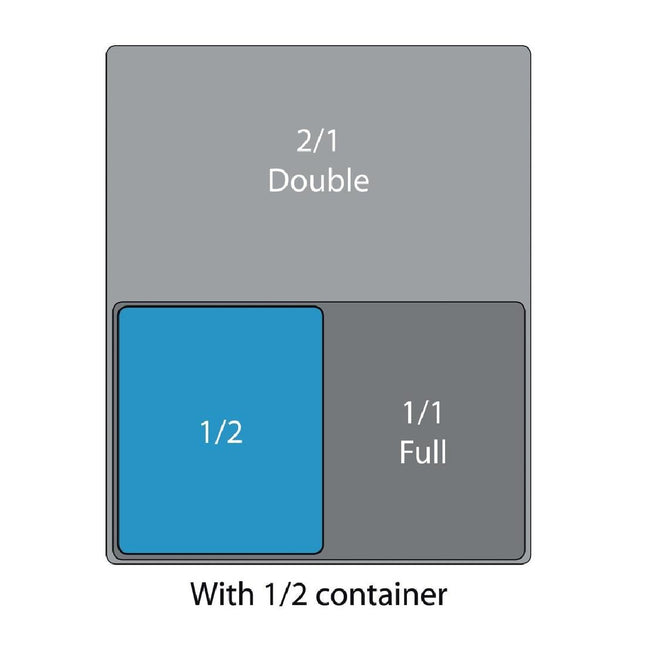 Cambro Polycarbonate Container GN 1/2 20cm Deep 2