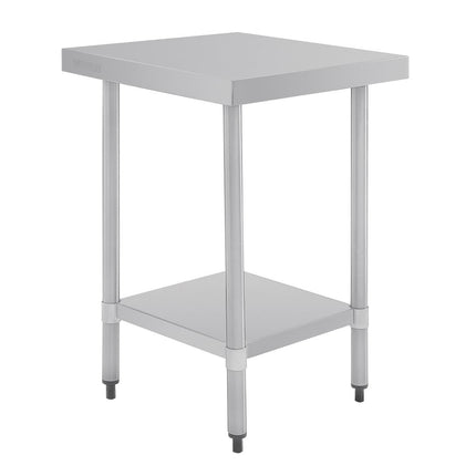 Stainless Steel Worktable without Backsplash 90x60x70cm | Vogue