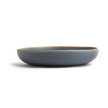 Deep Coupe Canvas Plates Blue Granite 23cm | Olympia 3