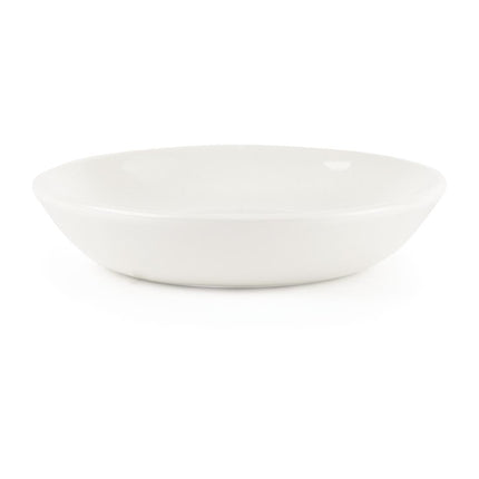 White Porcelain Butter Dish 10 cm | Churchill Whiteware