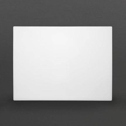 White LDPE Cutting Board 600x450x10mm | Hygiplas 2