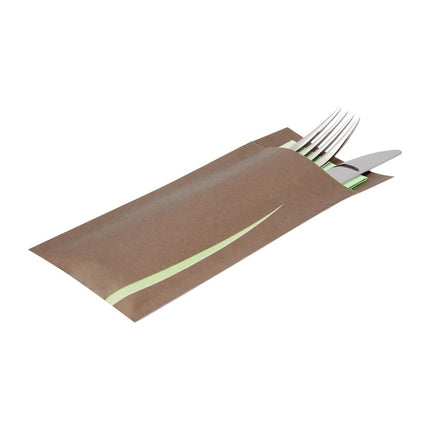 Cutlery Pouch with Napkin | Europochette Bari Brown 2