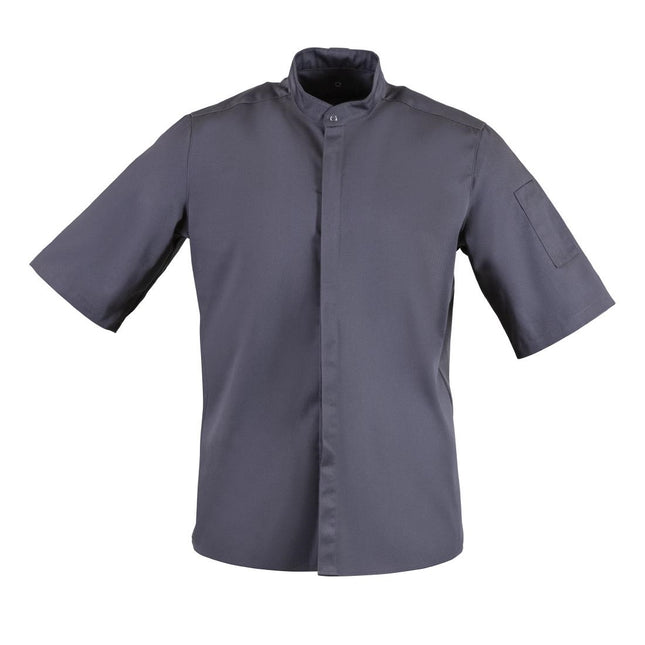 Band Collar Chef's Jacket Anthracite M | Southside