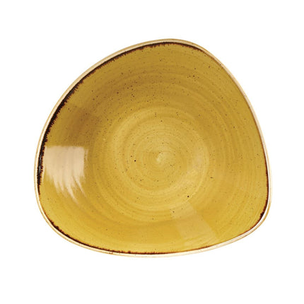 Stonecast Mustard Lotus Bowl 23.5cm | Churchill