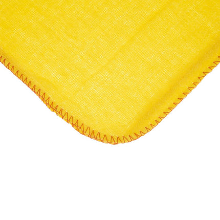 Jantex Yellow Cotton Cleaning Cloths 50.8x40.6cm | Pack of 10 6