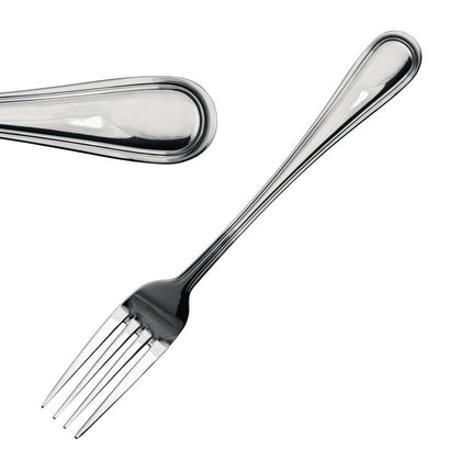 Comas Bilbao Polished Stainless Steel Table Forks Set of 12