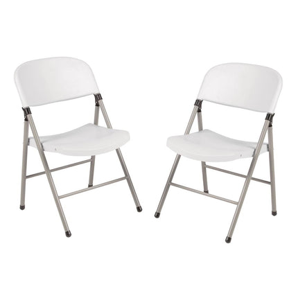 Folding Chairs White | Bolero | 2 Pieces 4