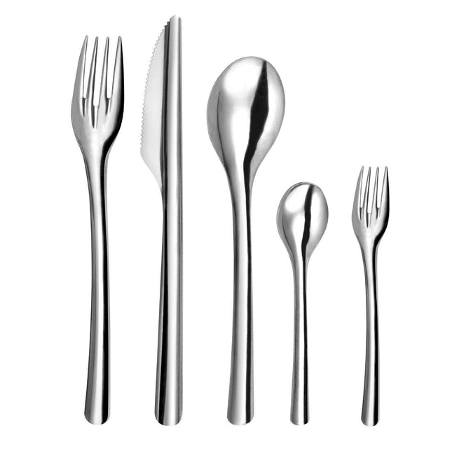 Slim Stainless Steel Table Forks | Amefa | 240 Pieces 2