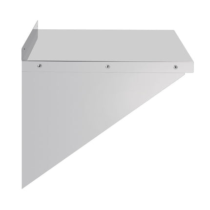 Stainless Steel Oven/Microwave Wall Shelf 56x56cm | Vogue 2