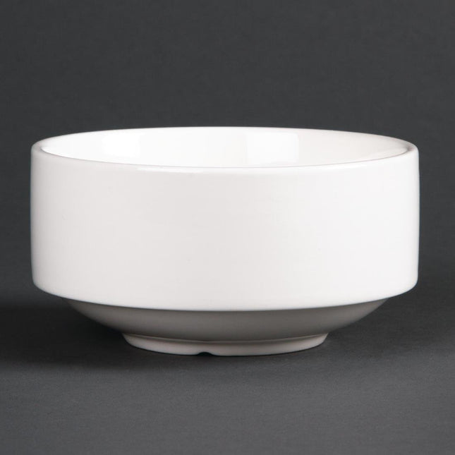 Lumina Stackable Soup Bowls 398ml | Olympia (6 Pieces)