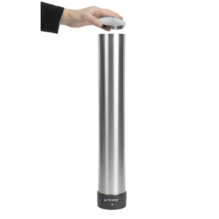 Stainless Steel Adjustable Cup Dispenser 80-300ml | San Jamar 5