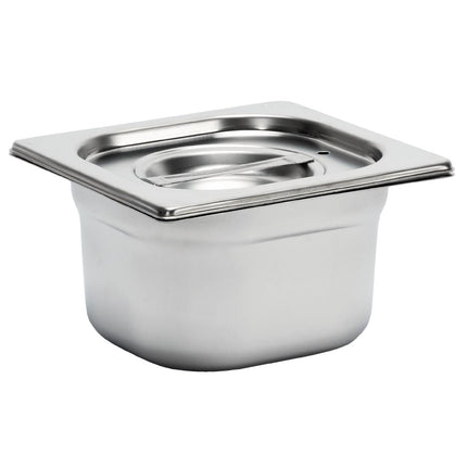 Stainless Steel GN 1/6 Container 10cm Depth | Gastro M 2