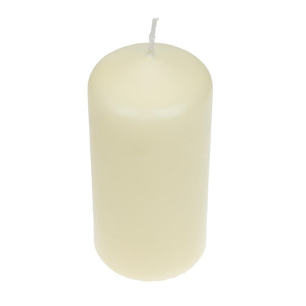 Ivory Stump Candles Low Smoke | Bolsius | 120mm Height 2
