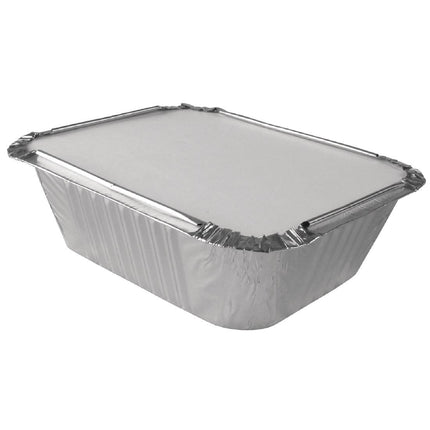 Small Aluminum Tray Lids 12.5 x 10cm (1000 Pieces) 2