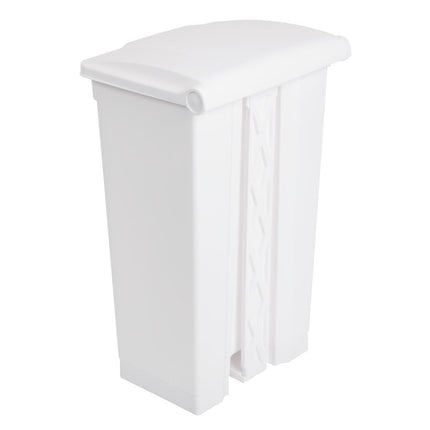 Hands-Free White Pedal Bin 87L | Jantex 3