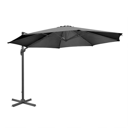 Venice Heavy Duty 3.5m Black Parasol | Bolero