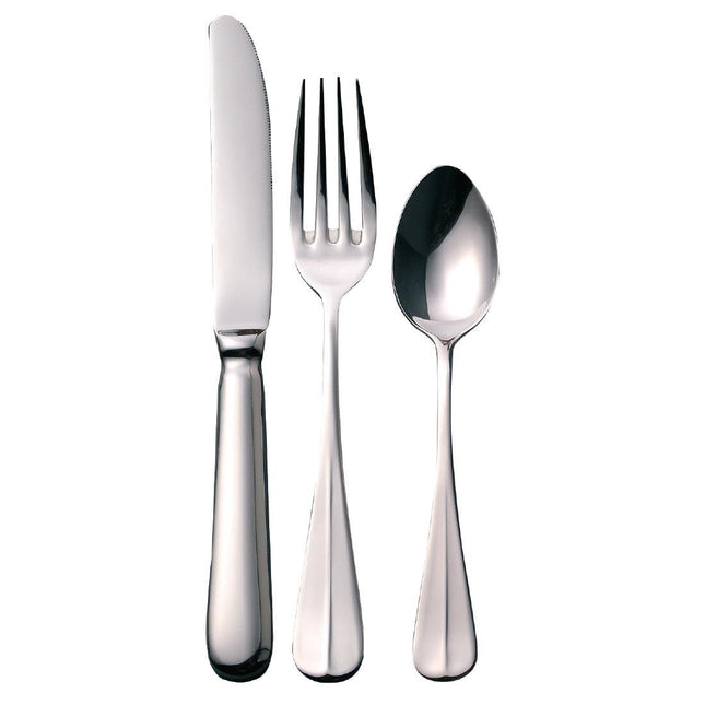 Classic Design Polished 18/0 Stainless Steel Cutlery Sample Set | Olympia Baguette