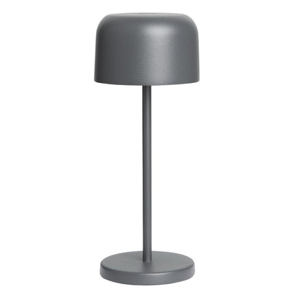 Table Lamp with Round Shade Grey 200mm | Olympia Siena