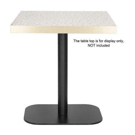 Black Cast Iron Table Base with Zinc Coating | Bolero | 720x420x600mm 3