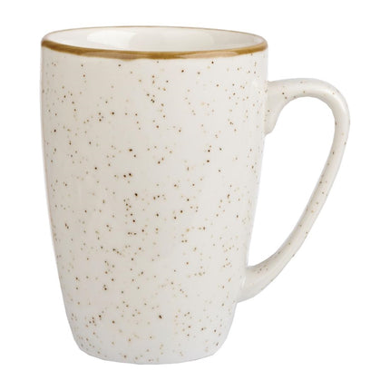Stonecast Barley White Espresso Mugs 4.08Cl | Churchill