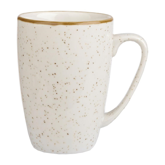 Stonecast Barley White Espresso Mugs 4.08Cl | Churchill
