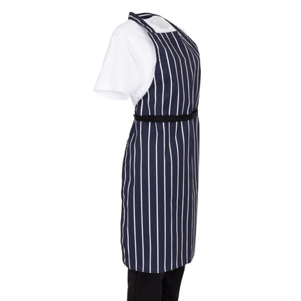 Durable Blue and White Striped Butcher Aprons | Whites 8