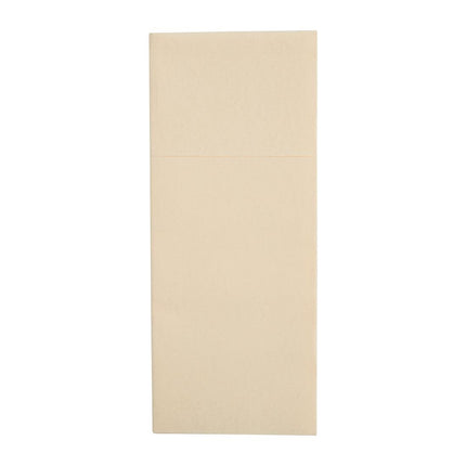 Recyclable Premium Airlaid Pocket Fold Dinner Napkins Cream 48x40cm | Fiesta (Pack 400)