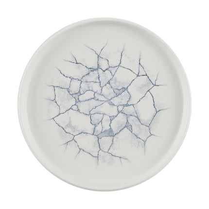 Studio Prints Kintsugi Pearl Grey Raised Edge Plate 22cm | Churchill