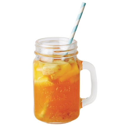 Mason Jar Drinking Glasses 450ml | Olympia | Set of 12 5